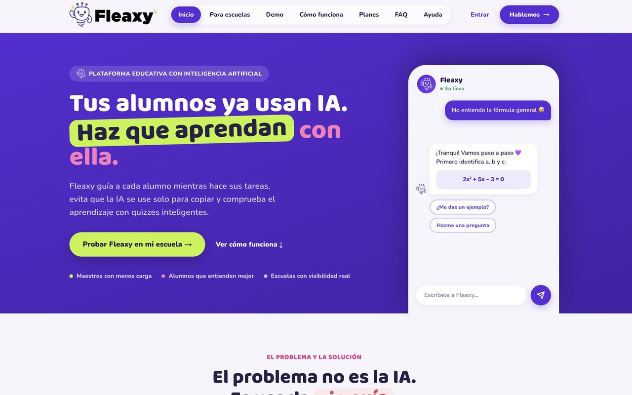 Sitio de Fleaxy